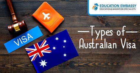 types of visas for immigrating Australia