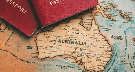 What are the differences between temporary and permanent visas for Australia