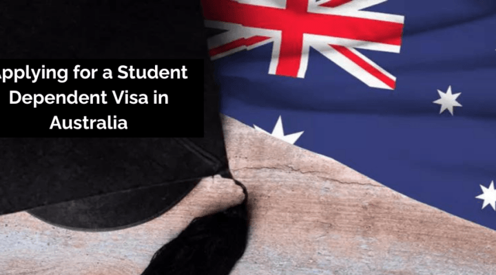What are the requirements for an Australian student visa for dependents?