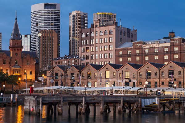 The Rocks district in Sydney