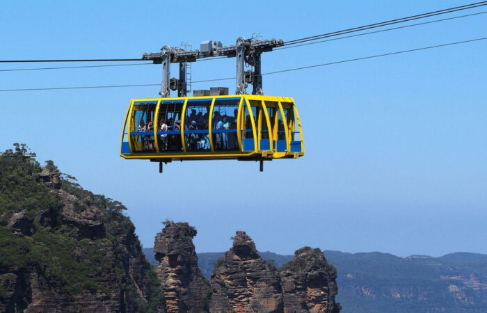 Scenic World’s cableway in Katoomba