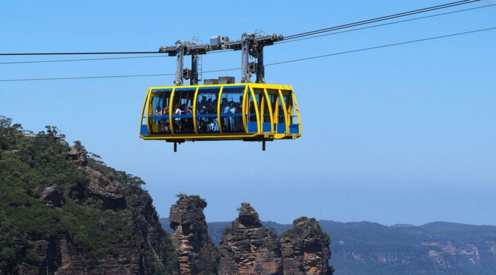 Scenic World’s cableway in Katoomba