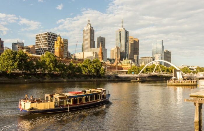 Southbank and Yarra River in Melbourne