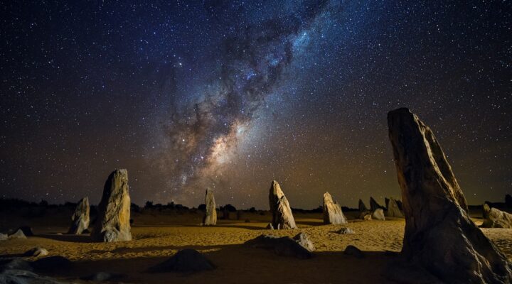 Australian desert stargazing