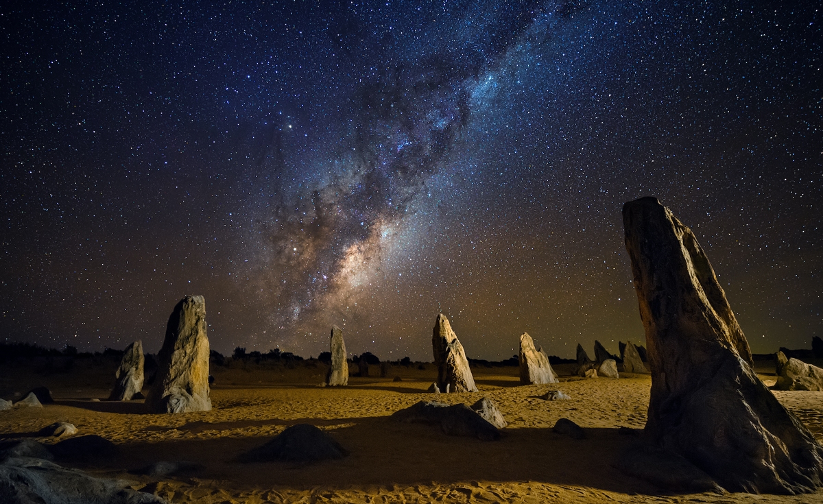 Australian desert stargazing