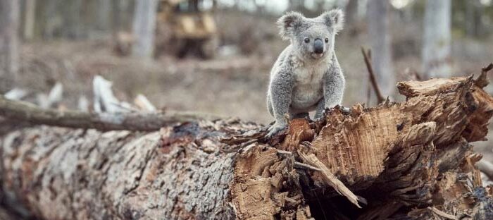 Koala habitats and deforestation
