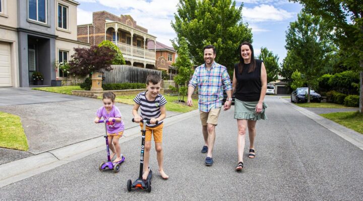 Family life in Australian suburbs