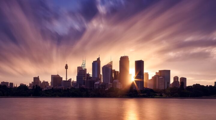City skylines in Australia