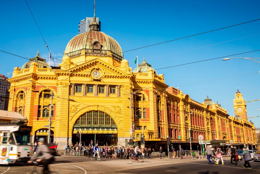 Flinders Street Station in Melbourne