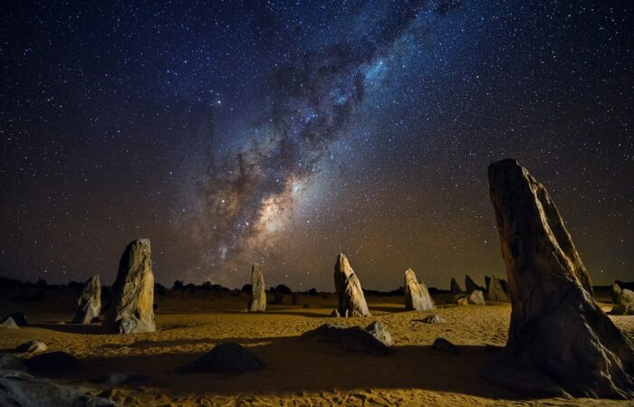 Australian desert stargazing