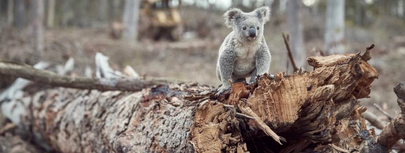 Koala habitats and deforestation