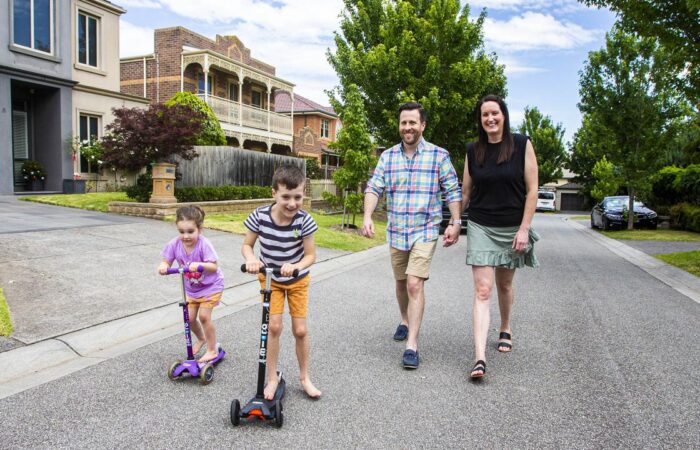 Family life in Australian suburbs