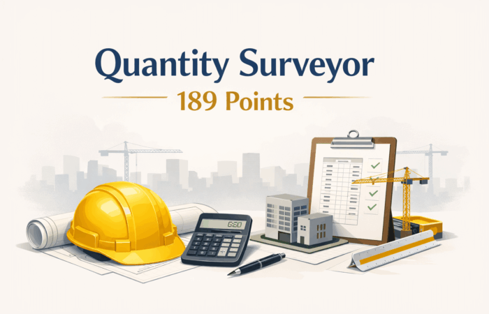 Quantity Surveyor 189 Points