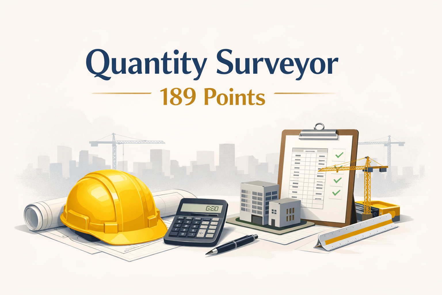 Quantity Surveyor 189 Points