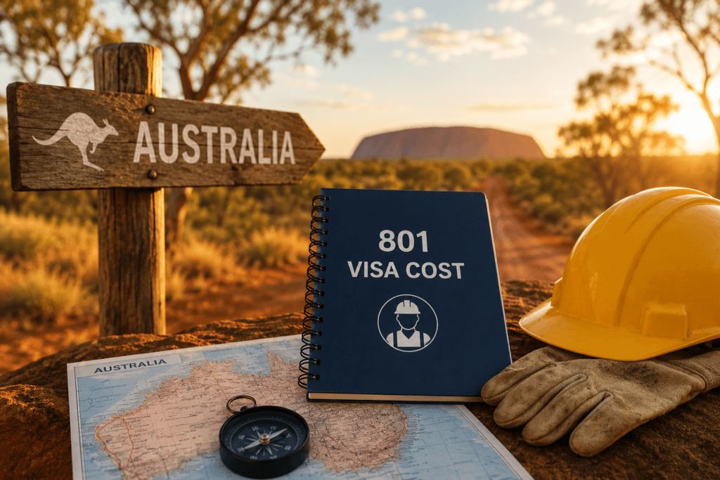 801 visa cost
