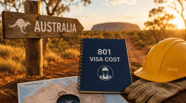 801 visa cost