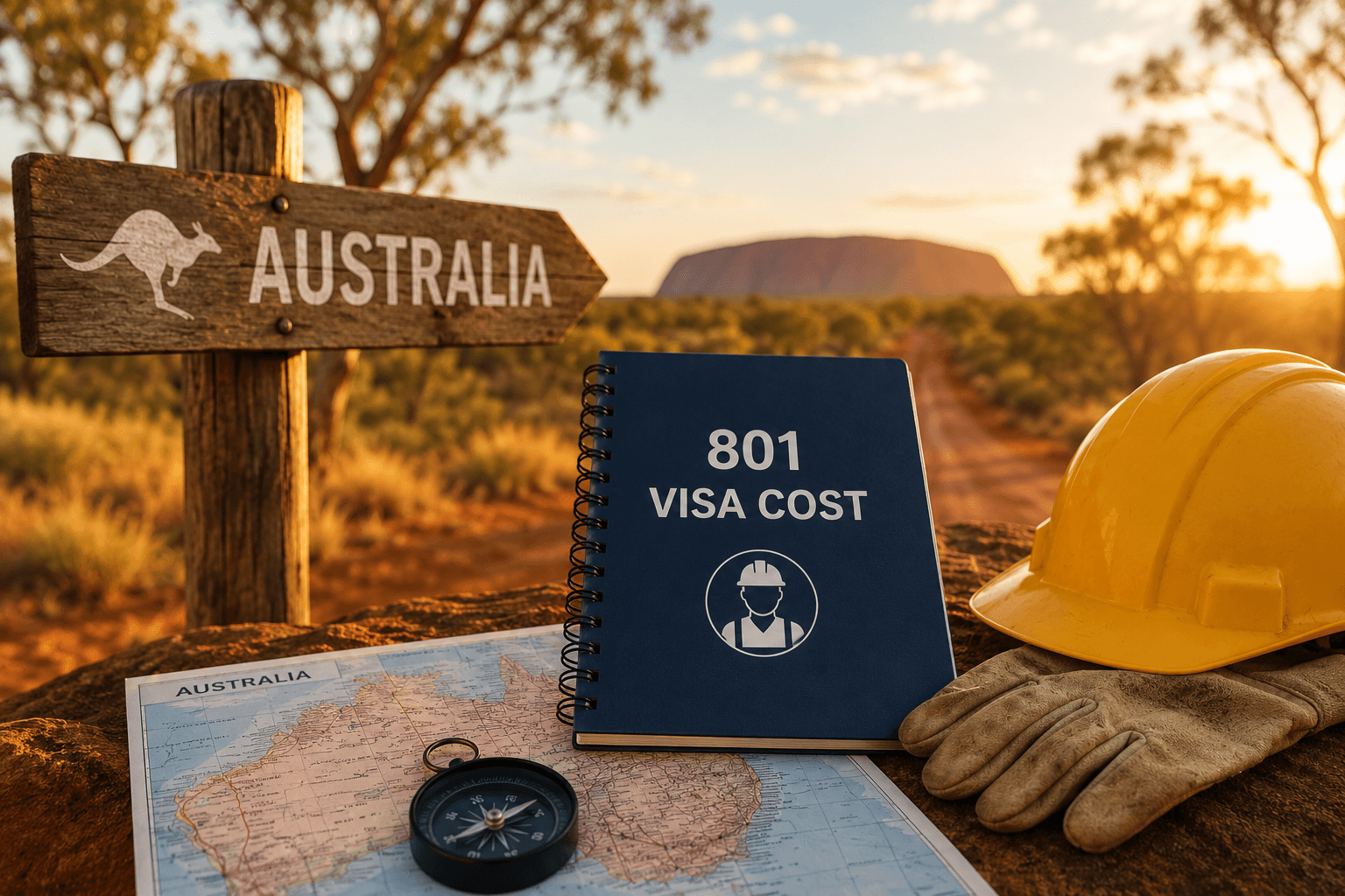 801 visa cost