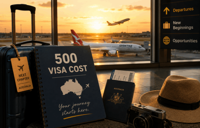 500 visa cost