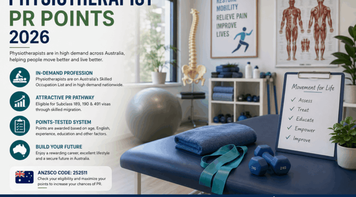 Physiotherapist pr points 2026